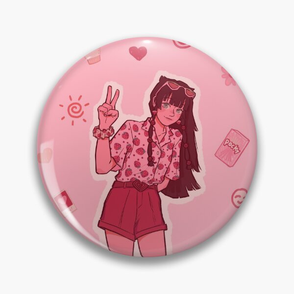 strawberry alluka with background Pin
