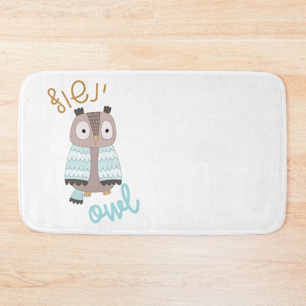 Item preview, Cute Owl with Hebrew and English Name for Jewish Children designed and sold by Amber Dove Studio.