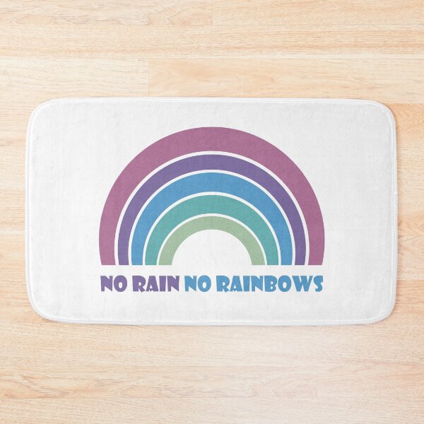 Item preview, 70's Retro No Rain No Rainbows Uplifting Desing designed and sold by CynthiaGraphics.