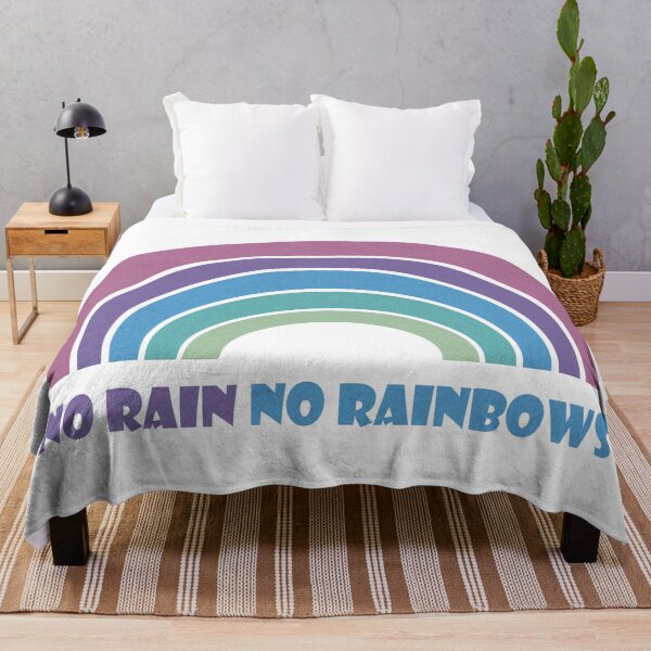 Item preview, 70's Retro No Rain No Rainbows Uplifting Desing designed and sold by CynthiaGraphics.