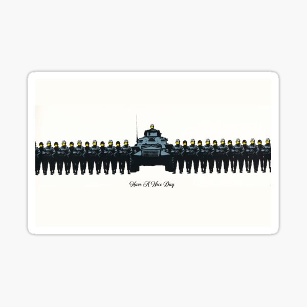 Item preview, Banksy - Have A Nice Day designed and sold by WE-ARE-BANKSY.