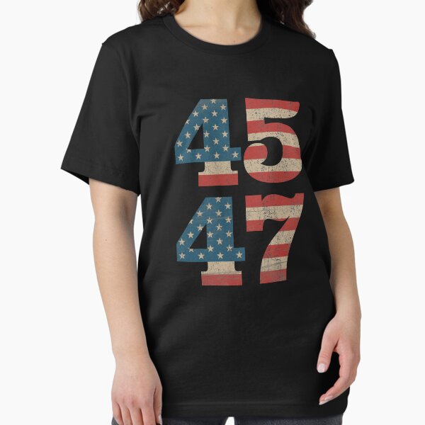 Item preview, 45 47 Trump 2024 Vintage Usa American Flag designed and sold by Go-Fun.