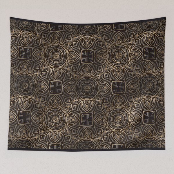 Item preview, Golden Mandala art pattern  designed and sold by TheImperfecto.