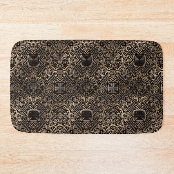 Item preview, Golden Mandala art pattern  designed and sold by TheImperfecto.