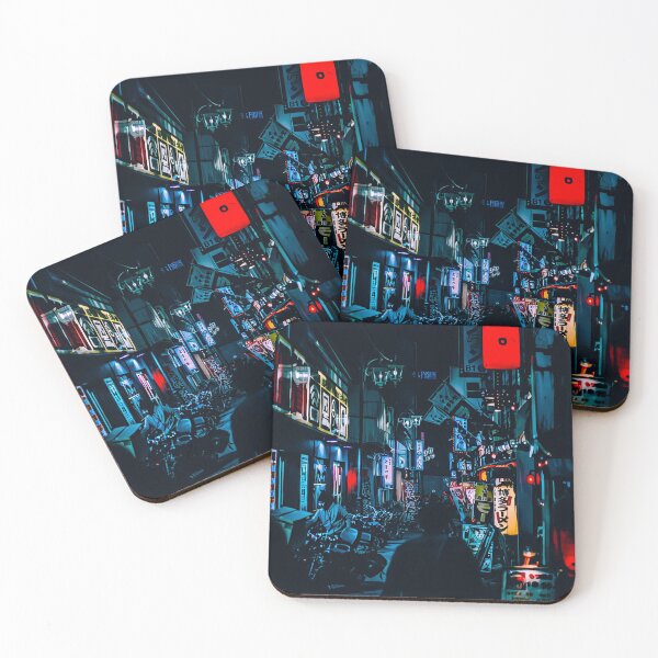 Item preview, Cyberpunk Japan Night Street designed and sold by KaremaJ.