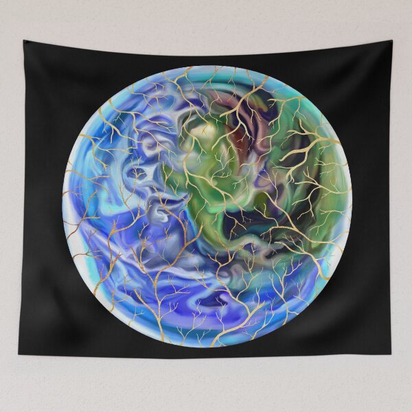 Item preview, Kintsugi Gold Earth  designed and sold by Deborah Camp.