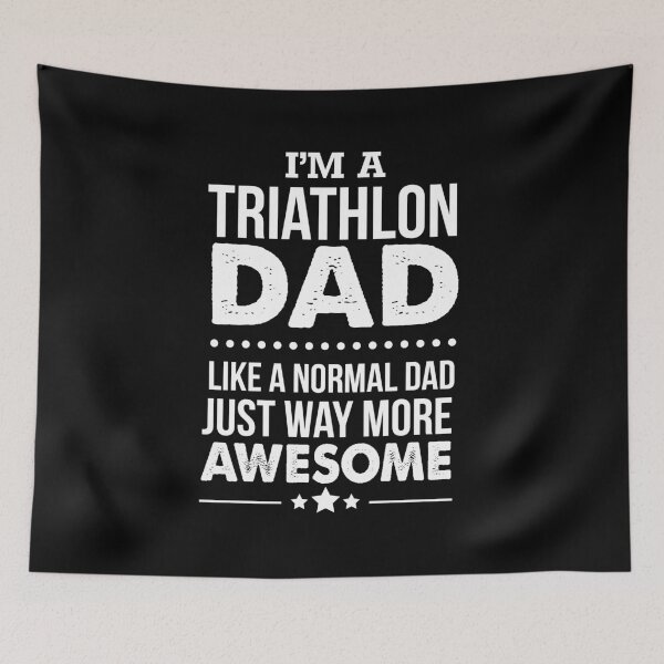Item preview, Triathlon Dad JUST WAY MORE AWESOME designed and sold by Pau Baz.