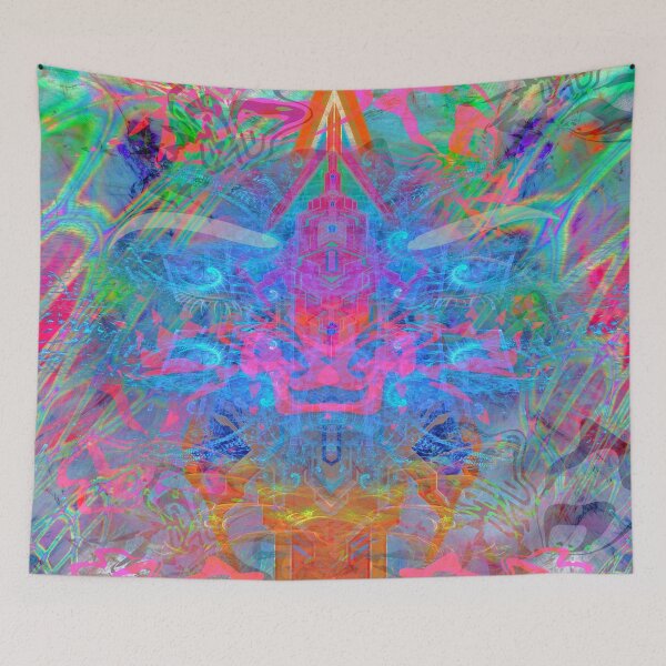 Item preview, Ether Soul (New Age, Visionary, Psychedelic, Abstract, Trippy Art Poster) designed and sold by Discordant Dreams Art.