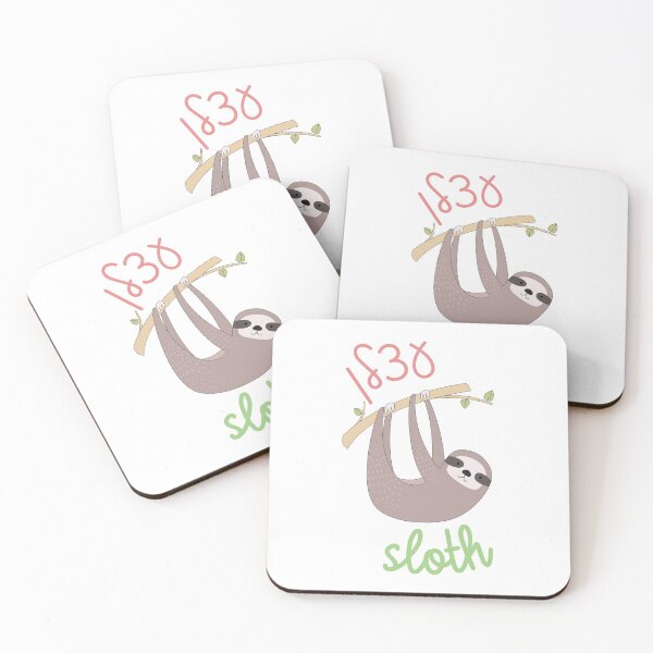 Item preview, Cute Sloth with Hebrew and English for Jewish Children designed and sold by Amber Dove Studio.