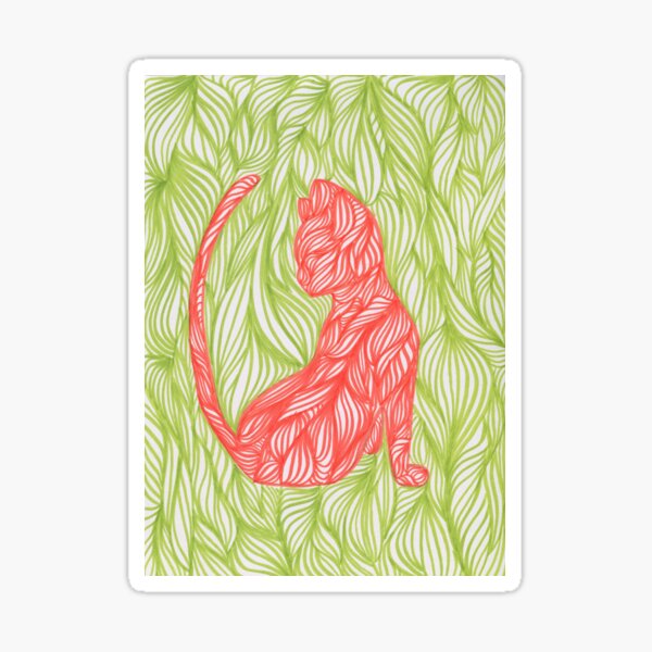 Katze - Zendoodle Sticker
