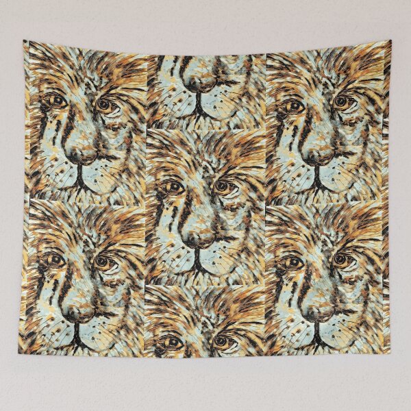 Item preview, Gentle Lion Jungle to Heaven designed and sold by EloiseArt.
