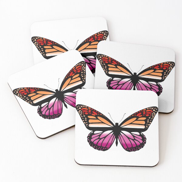 Item preview, lesbian flag butterfly - subtle pride design designed and sold by AnneCatriona.