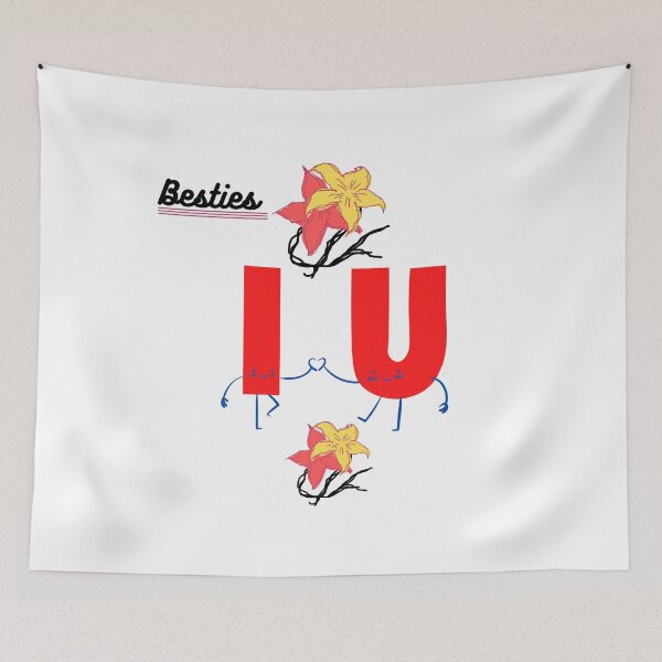 Aperçu de l'œuvre Je t'aime besties créée et vendue par PureCanvas Co.