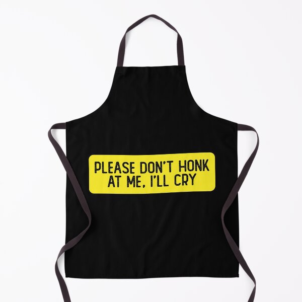 Item preview, Please Don't Honk At Me I'll Cry Funny Biker Helmet designed and sold by Sour Soul.