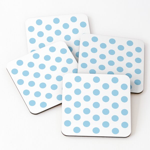 Item preview, Medium BABY BLUE and WHITE POLKA DOTS  designed and sold by RachelMacht.