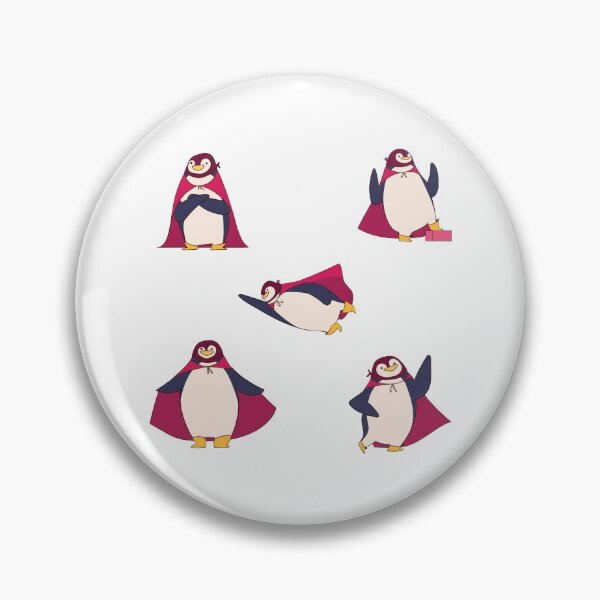 Item preview, Super Penguin Sticker Pack designed and sold by Wildlife Apparels Inc..