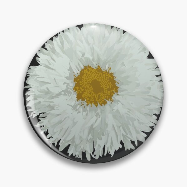 Item preview, A white Aster flower designed and sold by Floralsharry.