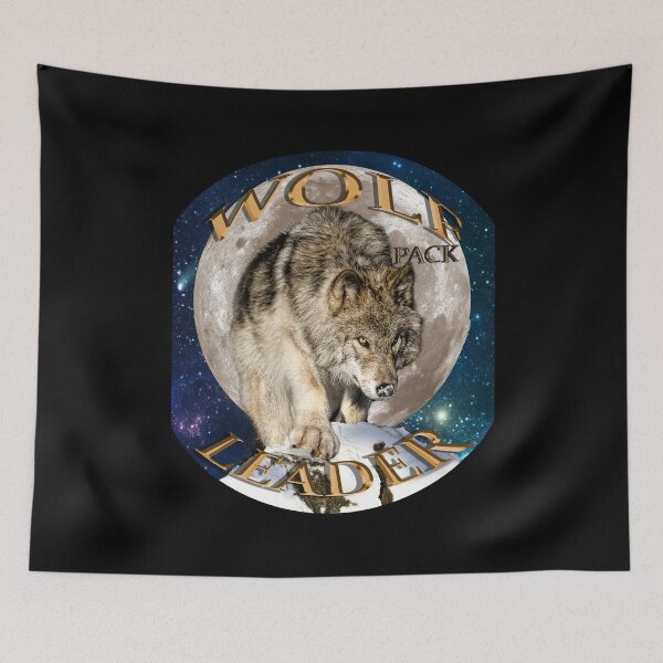 Item preview, Wolf Pack Leader in Full Moon designed and sold by david parry.