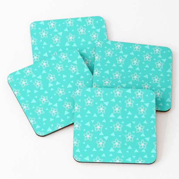 Item preview, flower and triangle pattern designed and sold by KIKOOSTORE.