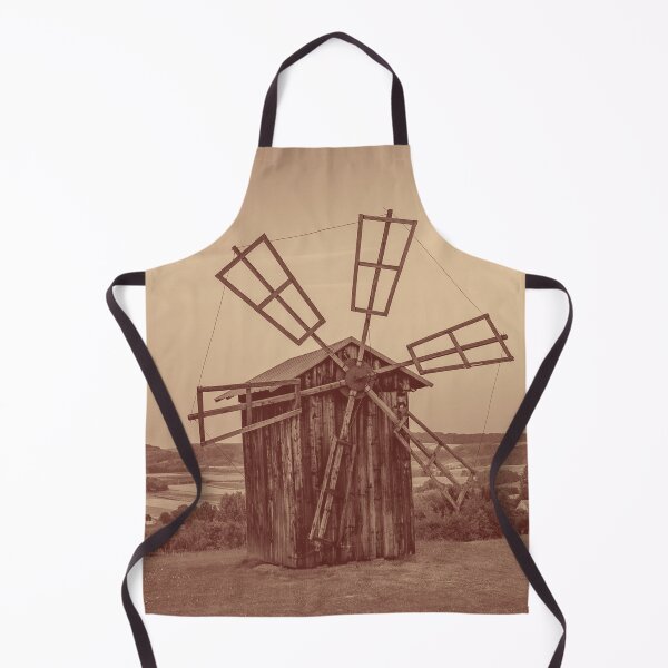 Item preview, Colourbox Old wooden windmills at ethnographic ... designed and sold by Patternsonly.