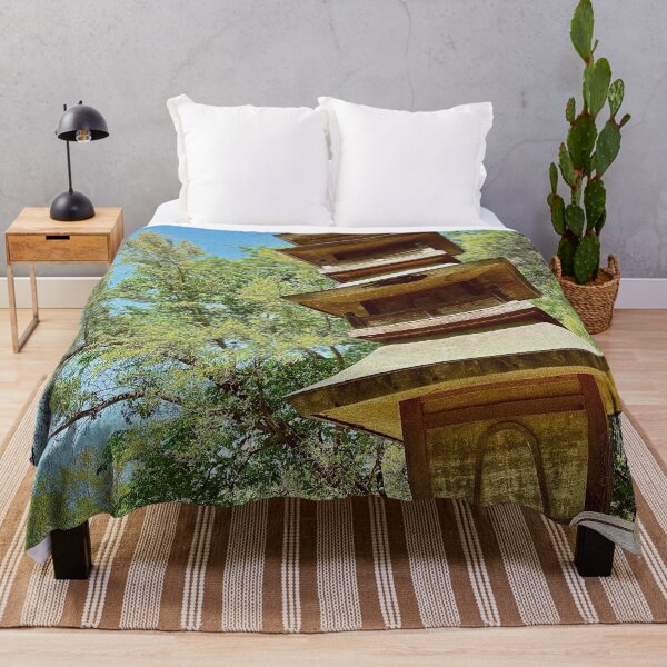 Item preview, Japanese Garden Wooden/Stone Miniature Pagoda Photo designed and sold by Superior-Prints.