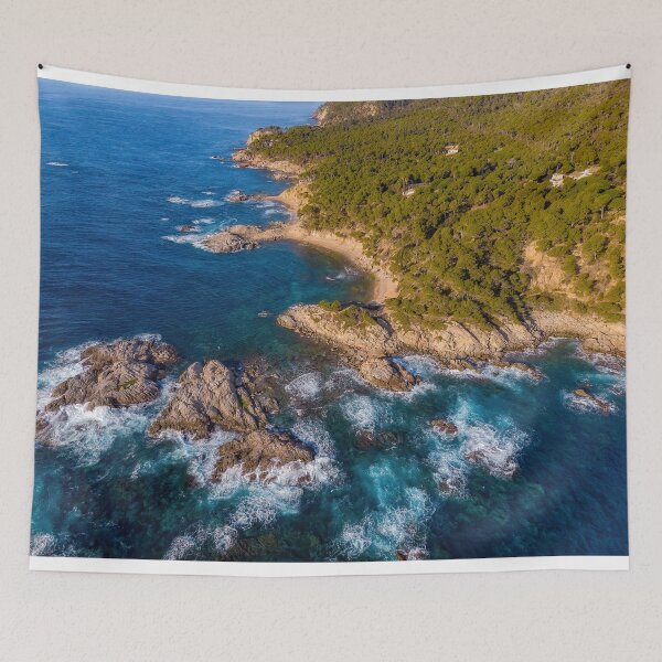 Item preview, Beautiful Aerial Landscape Picture from Spanish Costa Brava designed and sold by digoarpi.