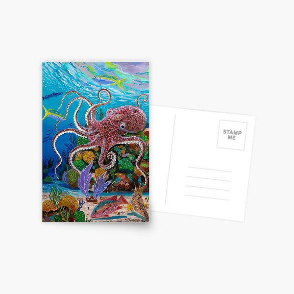 Caribbean Reef Octopus Artist UV Shirt