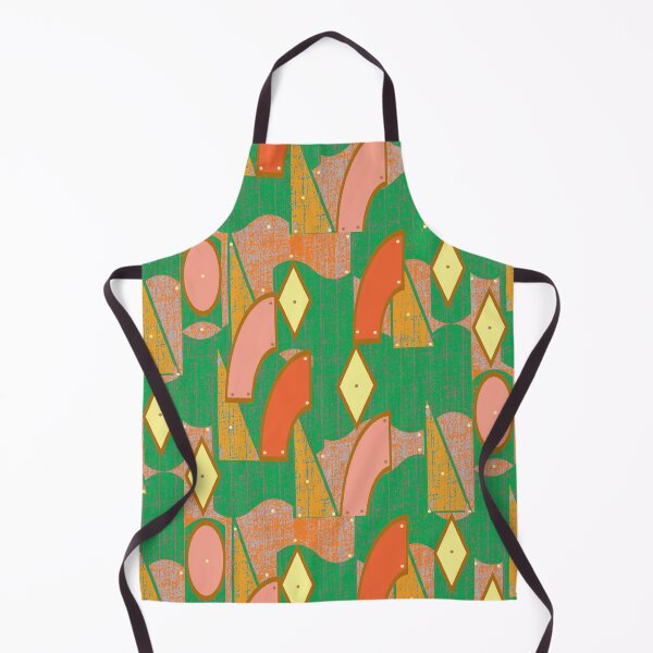 Item preview, Retro 80's Vibe Summer Patchwork - Emerald Green Textured designed and sold by Vanessa Peutherer.