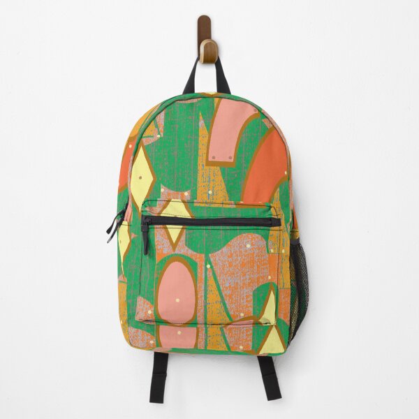 Item preview, Retro 80's Vibe Summer Patchwork - Emerald Green Textured designed and sold by Vanessa Peutherer.