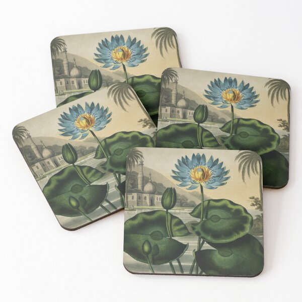Item preview, Blue Egyptian Water Lily (1807) designed and sold by HomeStageStudio.