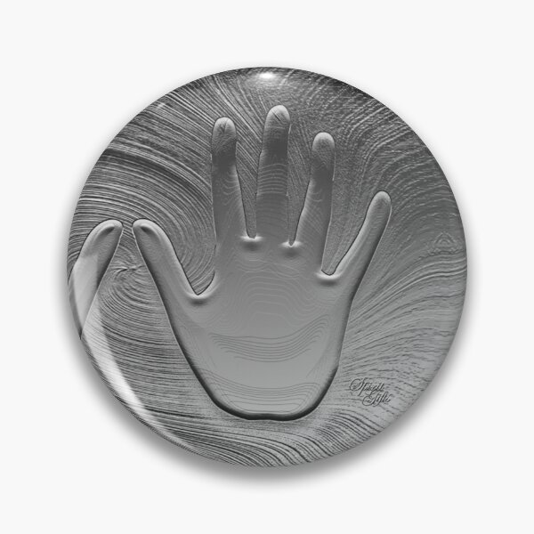 Item preview, White Healer Hands Energy Transfer Grey designed and sold by SpiritGifts.
