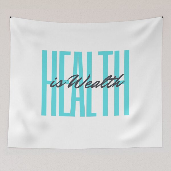 Item preview, Health is Wealth Wellness Self-Care designed and sold by Philfashionista.