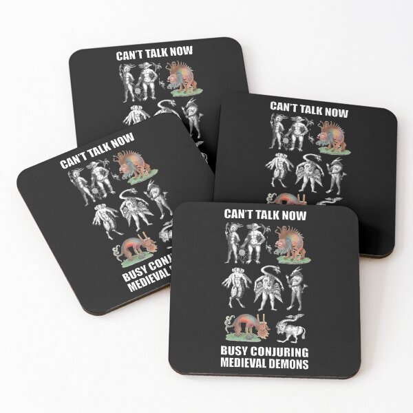 Item preview, Busy Conjuring Medieval Demons | Funny Vintage Art designed and sold by WitchesNiche.