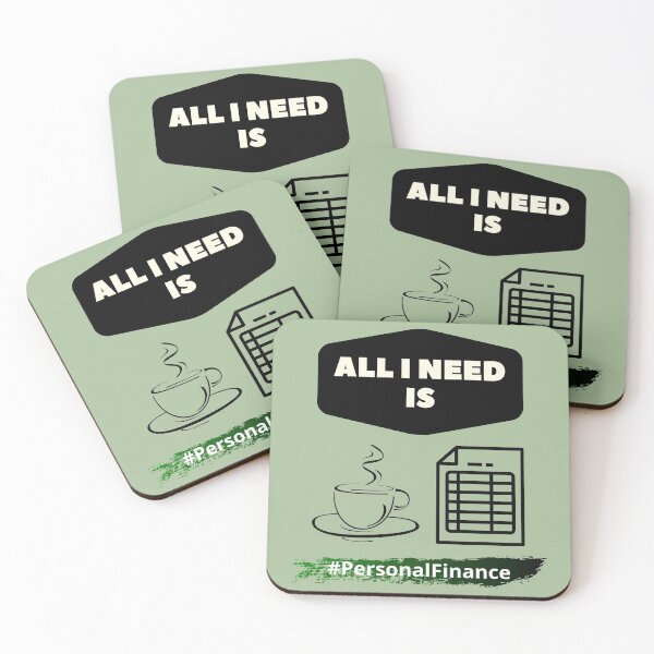 Item preview, All I Need is Coffee & Spreadsheets designed and sold by g-raph.