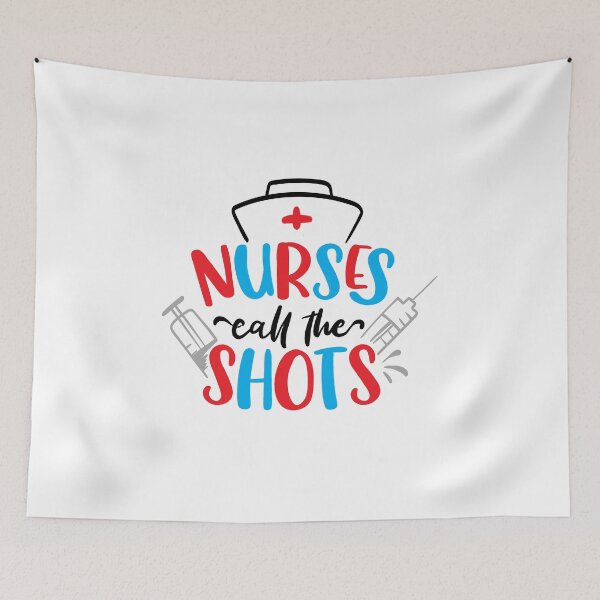 Item preview, Nurses Call The Shots ( Blue, Red, Black ) designed and sold by RomeoSketches.