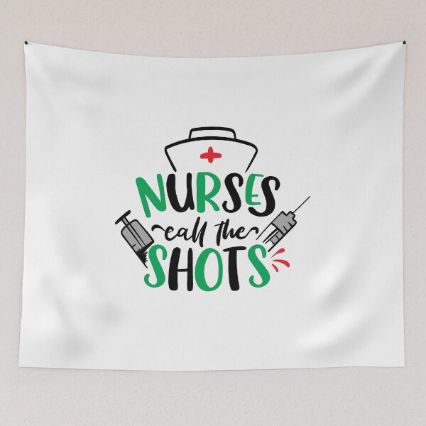 Item preview, Nurses Call The Shots ( Green, Red, Black ) designed and sold by RomeoSketches.