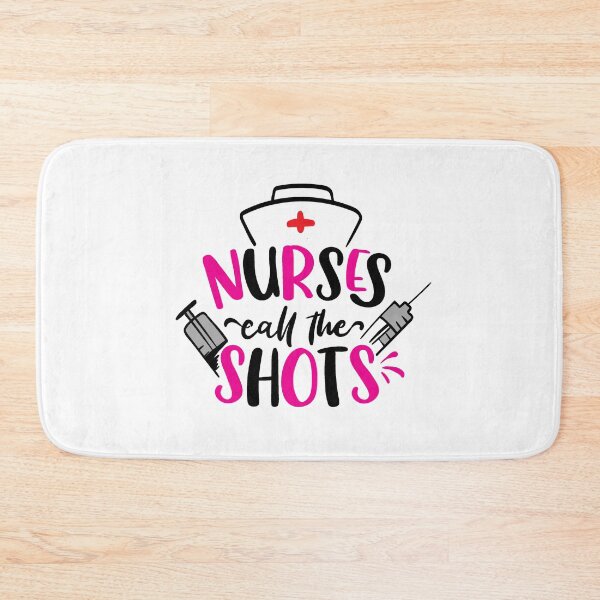 Item preview, Nurses Call The Shots ( Pink, , Black ) designed and sold by RomeoSketches.