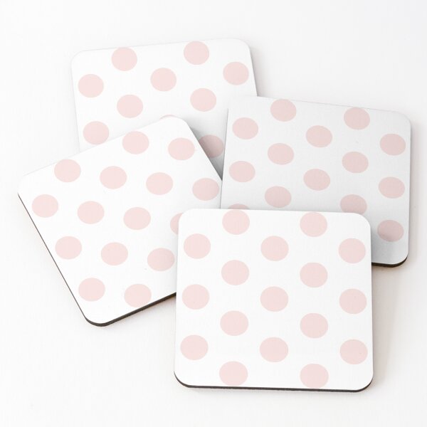 Item preview, Large PALE PINK and WHITE POLKA DOTS designed and sold by RachelMacht.