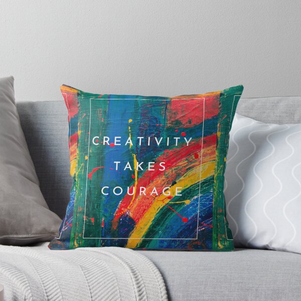 Item preview, Creativity Takes Courage, Colorful Design designed and sold by kubrangle.