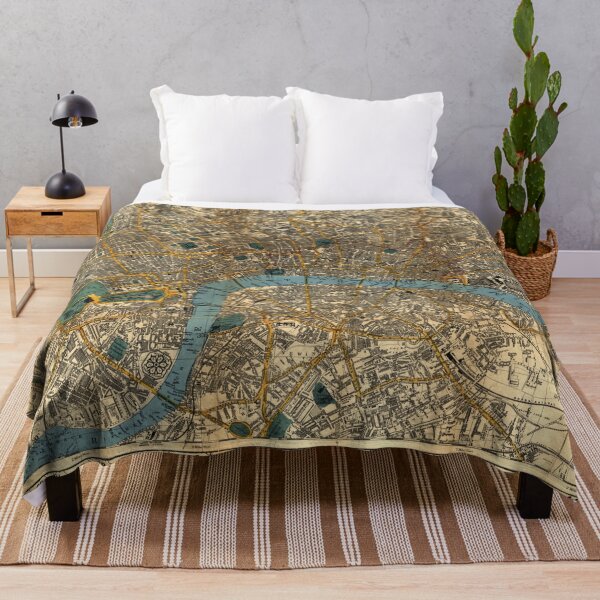 Item preview, London City Map, 1860 by Smith and Son designed and sold by nextstepdesigns.