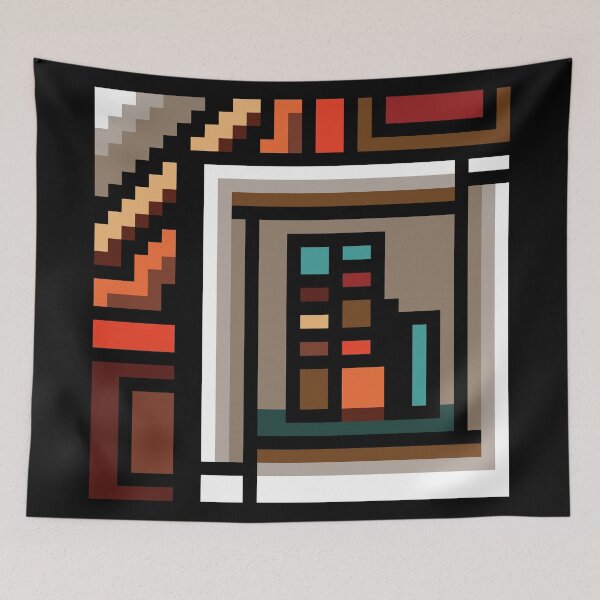 Item preview, Fuzzy - 0021 - Original Abstract Pixel Art designed and sold by pixonpu.