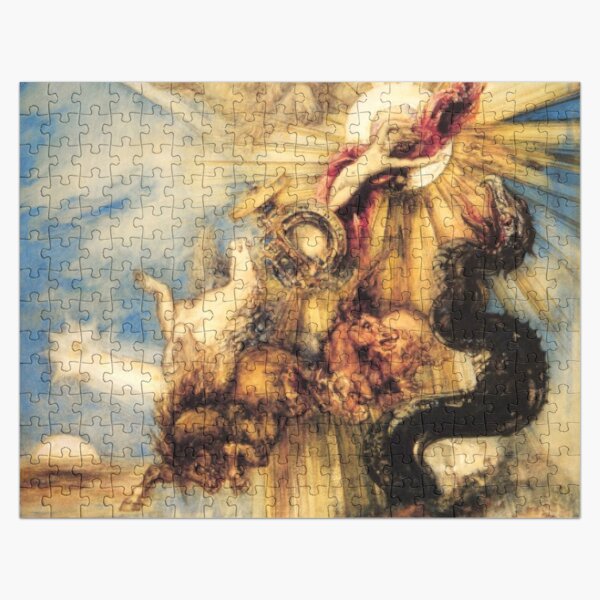 Phaethon Fall, Gustave Moreau, 1878, 99×65 cm Jigsaw Puzzle