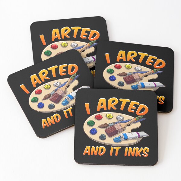 Item preview, Funny I Arted And It Inks Artistic Painting Pun designed and sold by perfectpresents.