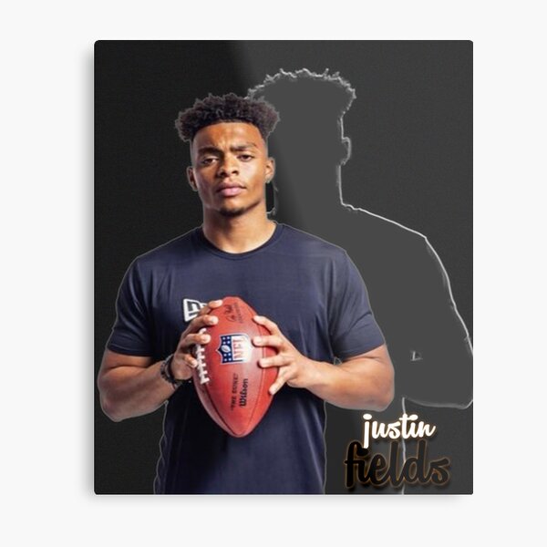 Justin Fields Back-To Mounted Print for Sale by RatTrapTees