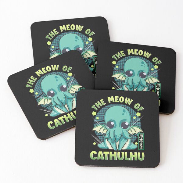 Item preview, The Meow Of Cathulhu Funny Satanic Cthulhu Cat Pun designed and sold by perfectpresents.