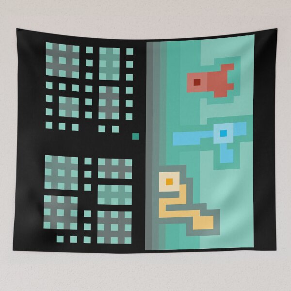 Item preview, The First Step - 0024 - Original Abstract Pixel Art designed and sold by pixonpu.