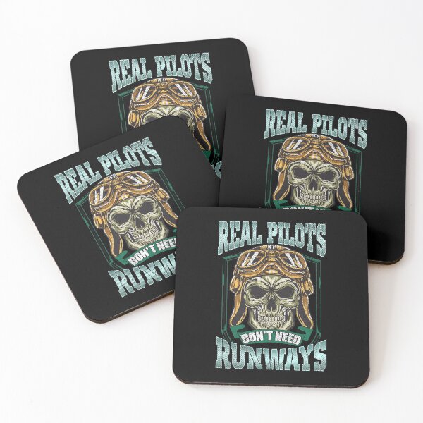 Item preview, Real Pilots Don't Need Runways Helicopter Pun designed and sold by perfectpresents.