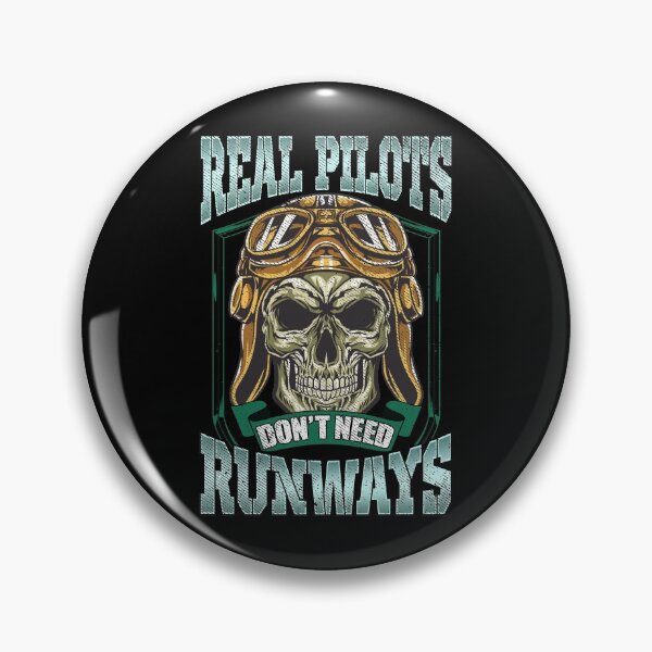 Item preview, Real Pilots Don't Need Runways Helicopter Pun designed and sold by perfectpresents.