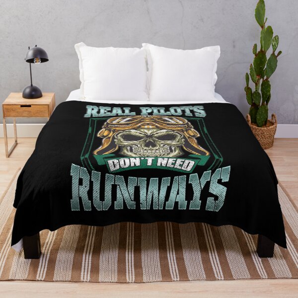 Item preview, Real Pilots Don't Need Runways Helicopter Pun designed and sold by perfectpresents.