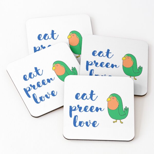 Item preview, Eat preen love (parrot routine) designed and sold by appareltolove.